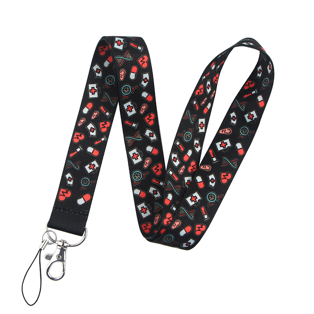 Wholesale Cartoon Doctor Series Phone Lanyard Keychains